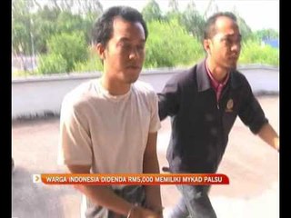 Warga Indonesia didenda RM5,000 memiliki MyKad palsu