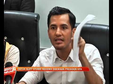 Datuk Aliff Syukri kecewa dakwaan presiden KFA