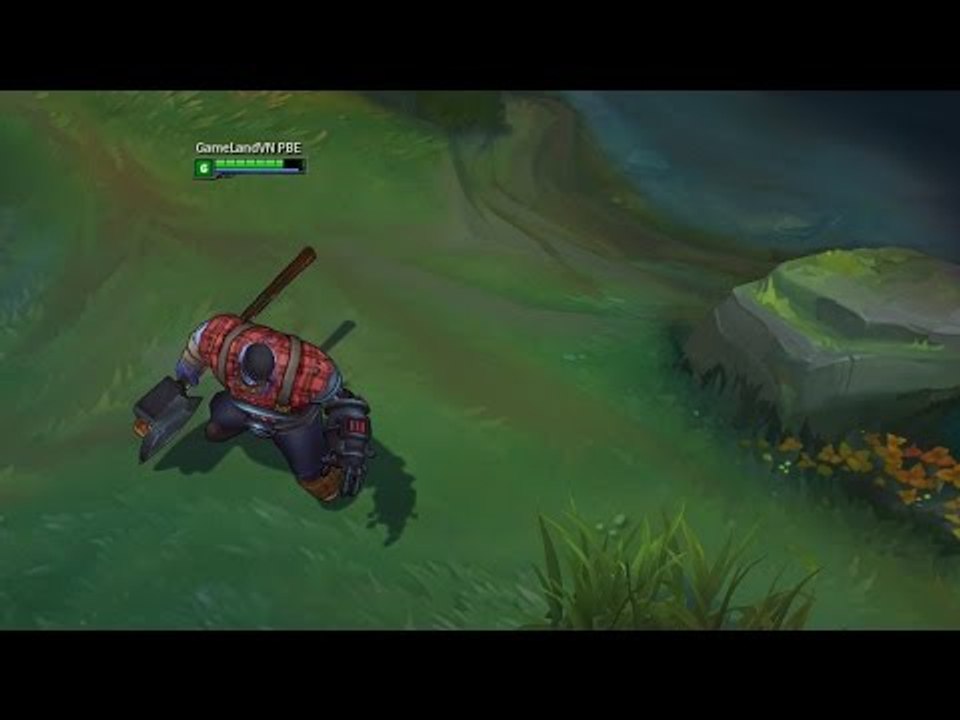LOL PBE 25/09/2014: Lumberjack Sion Visual Update