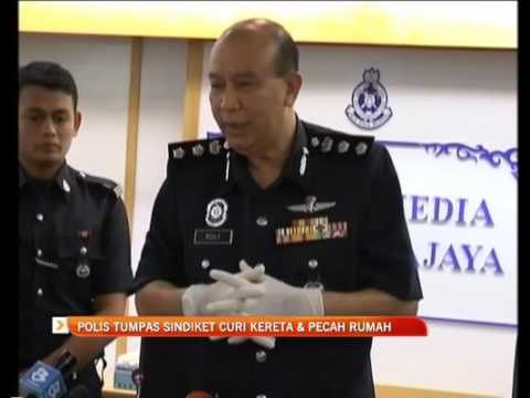 Polis tumpas sindiket curi kereta & pecah rumah