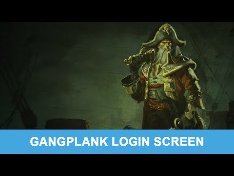 LOL PBE 7/15/2015: Gangplank Login Screen