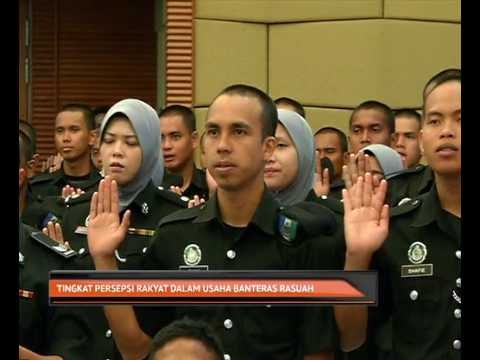 Tingkat persepsi rakyat dalam usaha banteras rasuah