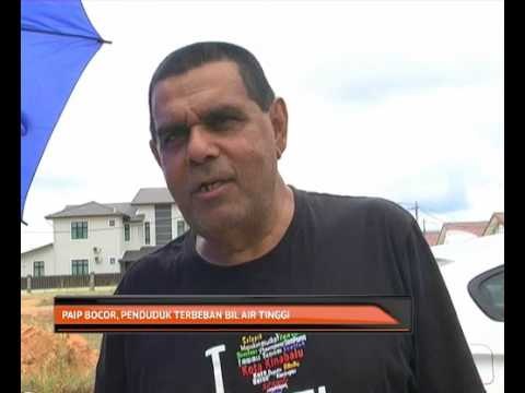 Paip bocor, penduduk terbeban bil air tinggi