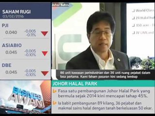 Johor Halal Park 45 peratus siap