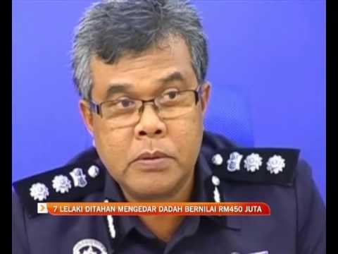 7 lelaki ditahan mengedar dadah bernilai RM450 juta