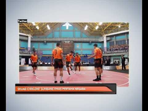 Skuad chinlone sumbang emas pertama negara