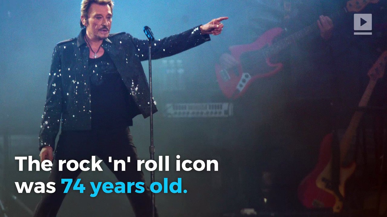 French rock 'n' roll icon Johnny Hallyday dies at 74