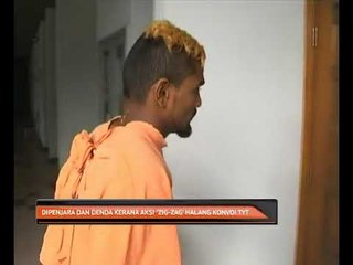 Dipenjara dan denda kerana aksi 'zig-zag' halang konvoi TYT