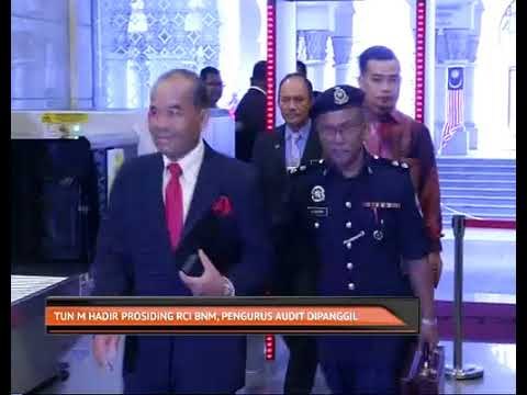 Tun Mahathir hadir prosiding RCI BNM, pengurus audit dipanggil