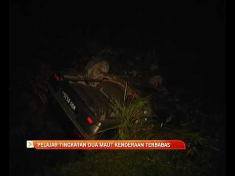 Pelajar tingkatan dua maut kenderaan terbabas