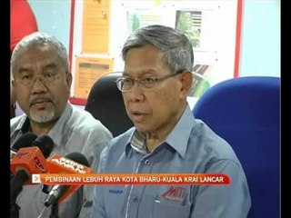 下载视频: Pembinaan Lebuh Raya  Kota Bharu - Kuala Krai lancar