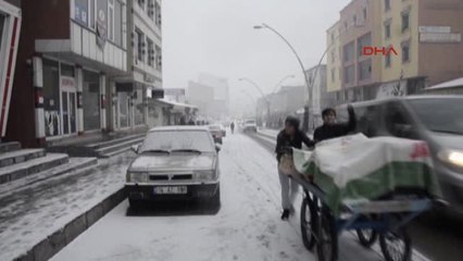 Ağrı'da Beyaza Büründü