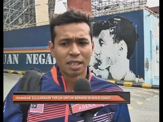 Iskandar Zulkarnain teruja untuk beraksi di Gold Coast