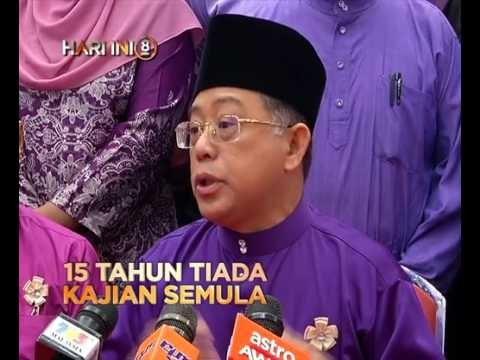 Fokus Hari Ini 8 Malam: 15 tahun tiada kajian semula