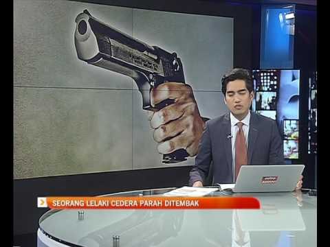 Seorang lelaki cedera parah ditembak