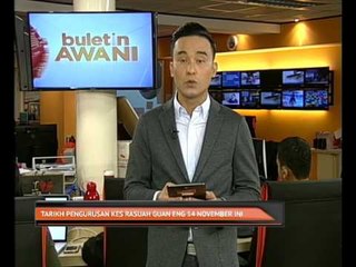 Tarikh pengurusan kes rasuah Lim Guan Eng 14 November ini
