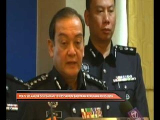 Polis Selangor selesaikan 10 kes samun babitkan
