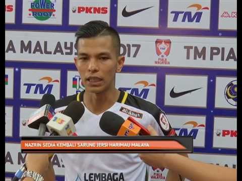 Nazrin sedia kembali sarung jersi Harimau Malaya