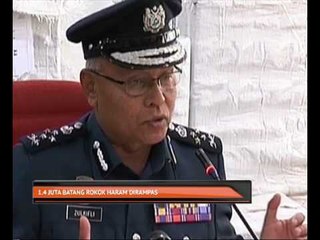 2.14 juta batang rokok haram dirampas