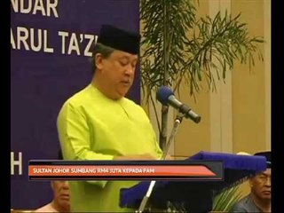 Sultan Johor sumbang RM4 juta kepada FAM
