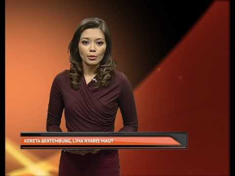 Kereta bertembung, lima nyaris maut