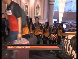 700 atlet negara lapor diri