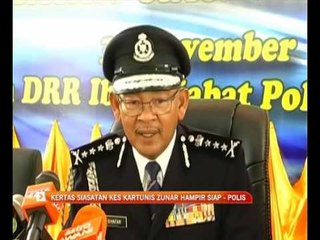 Kertas siasatan kes kartunis Zunar hampir siap - Polis