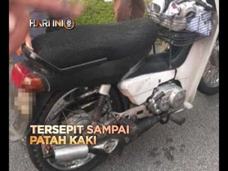 Fokus Hari Ini 8 Malam: Tersepit sampai patah kaki