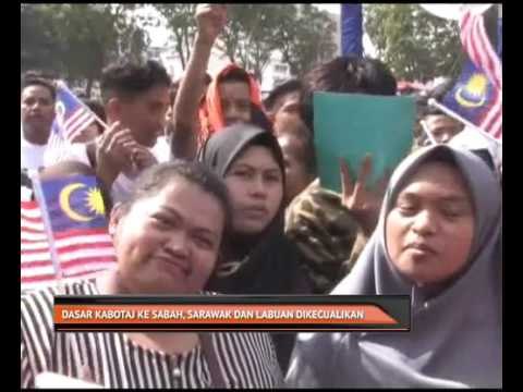 Dasar Kabotaj ke Sabah, Sarawak dan Labuan dikecualikan