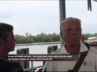 Berpaut pada mayat mangsa