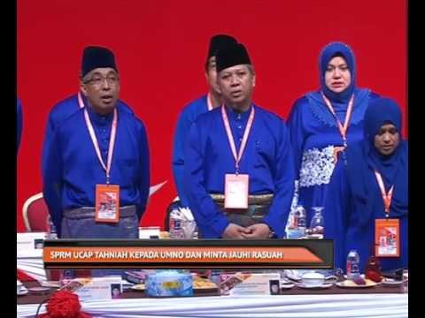 SPRM ucap tahniah kepada UMNO dan minta jauhi rasuah
