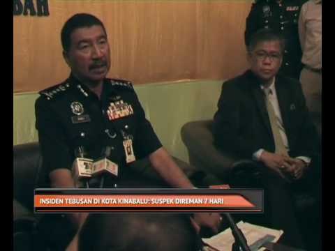 Insiden tebusan di Kota Kinabalu: Suspek direman tujuh hari