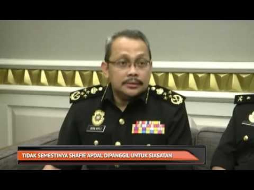 Tidak semestinya Shafie Apdal dipanggil untuk siasatan