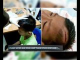 Student suffers head wound, angry teacher struck him by chair