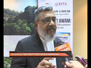 Penyampaian tidak efektif punca masalah berterusan