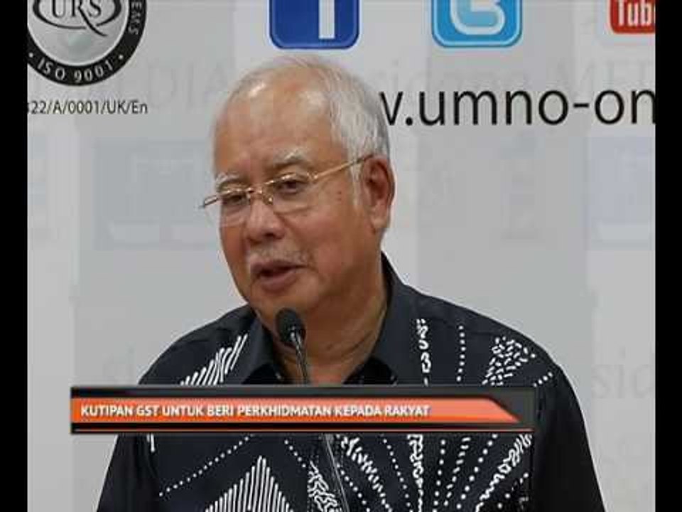 Kutipan GST untuk beri perkhidmatan kepada rakyat
