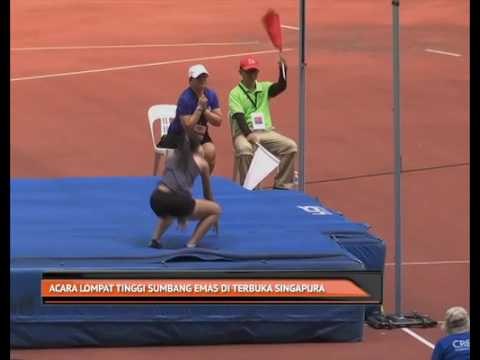 Acara lompat tinggi sumbang emas di Terbuka Singapura