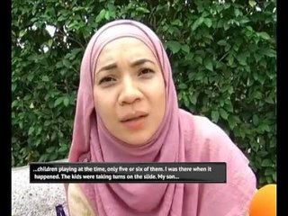 Penang boy in coma after thrown off inflatable bouncer