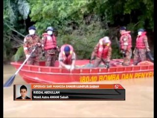Operasi SAR mangsa banjir lumpur Sabah