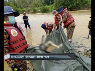 Kinabatangan mud flood: 3 bodies found