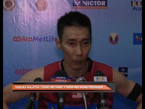 Terbuka Malaysia: Chong Wei mara, V Shem-Wee Kiong tersingkir
