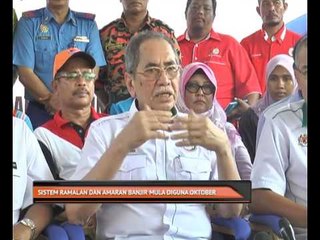 Sistem ramalan dan amaran banjir mula diguna Oktober ini