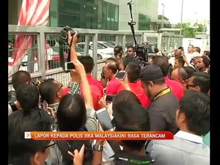 Lapor kepada polis jika MalaysiaKini rasa terancam