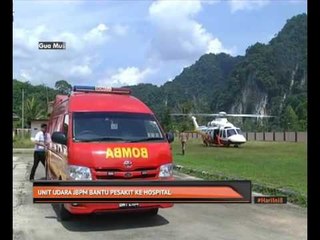 Unit Udara JBPM bantu pesakit ke hospital