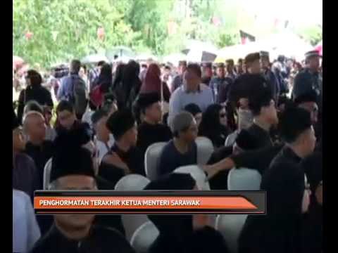 Suasana di Tanah Perkuburan Islam Samariang, Kuching