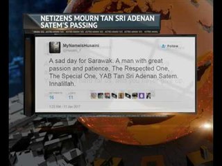 Netizens mourn Sarawak Chief Minister