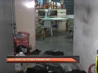 Mayat wanita OKU ditemui di ruang tamu