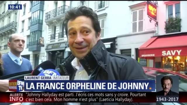 Il fait partie de nos vies , l’hommage de Laurent Gerra à Johnny Hallyday