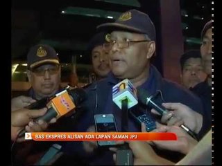 Nahas bas ekspres di Muar: Lapan saman JPJ pernah dikeluarkan