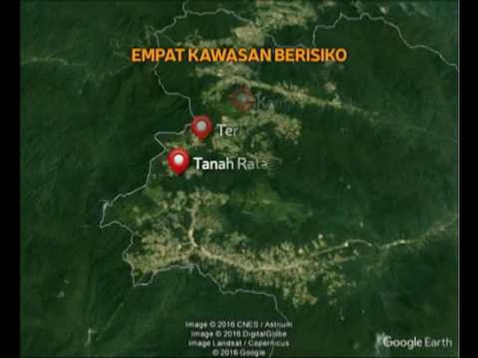 Empat kawasan berisiko di Cameron Highlands